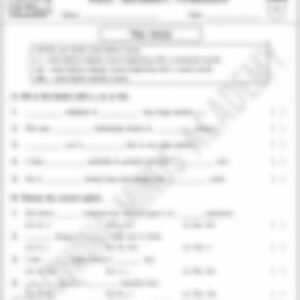 Class 1 English Grammar Worksheet: Articles - page 1 preview