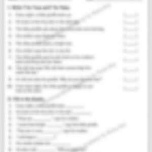 Class 1 English Literature Worksheet: The Little Giraffe - page 1 preview