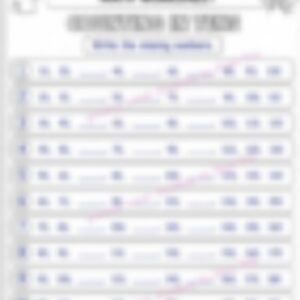 Class 1 Math Worksheet: Number System, Shapes, Addition and Subtraction - page 1 preview
