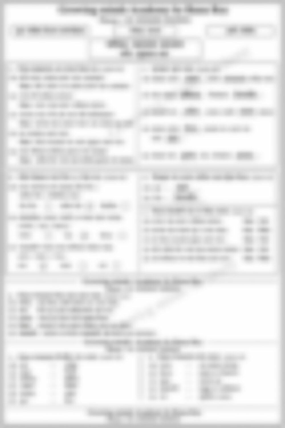 Class 2 Bengali Literature Worksheet: Abol Tabol by Sukumar Ray - page 1 preview