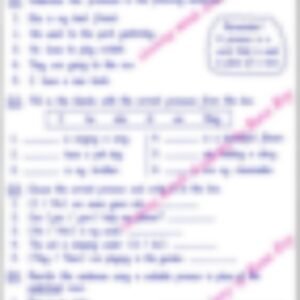 Class 2 English Grammar Worksheet: Pronouns (Set 1) - page 1 preview