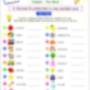 Class 2 English Grammar Worksheet: The Word - page 1 preview