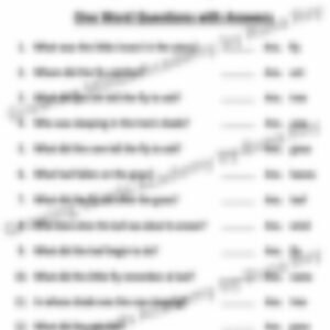 Class 2 English Literature Worksheet: My Name - page 1 preview