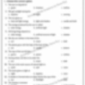 Class 2 EVS Worksheet: Sunlight and Shadow - page 1 preview