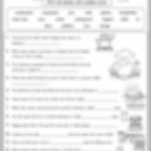 Class 2 EVS Worksheet: Water Part 2 - The Water Cycle - page 1 preview