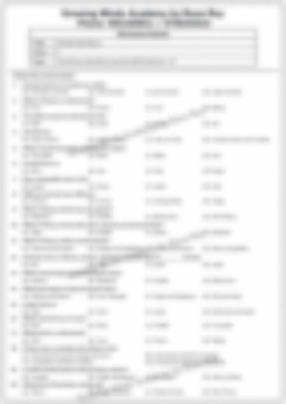 Class 2 EVS Worksheet: Wild Animals - page 1 preview
