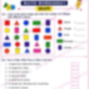Class 2 Math Worksheet: Shapes - page 1 preview