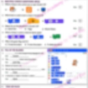 Class 3 Computer Worksheet: Introduction to Scratch 3 - page 1 preview