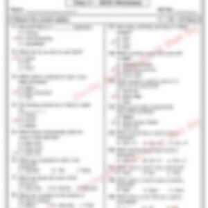 Class 3 Computer Worksheet: Ms Word - page 1 preview