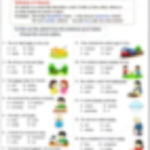 Class 3 English Grammar Worksheet: Adverbs - page 1 preview