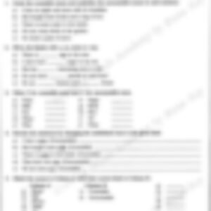 Class 3 English Grammar Worksheet: Countable, Uncountable Noun - page 1 preview