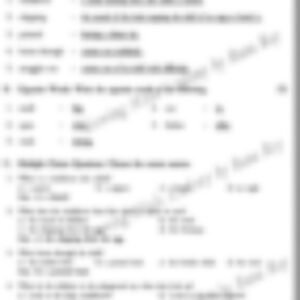 Class 3 English Literature Worksheet: Safe Again - page 1 preview
