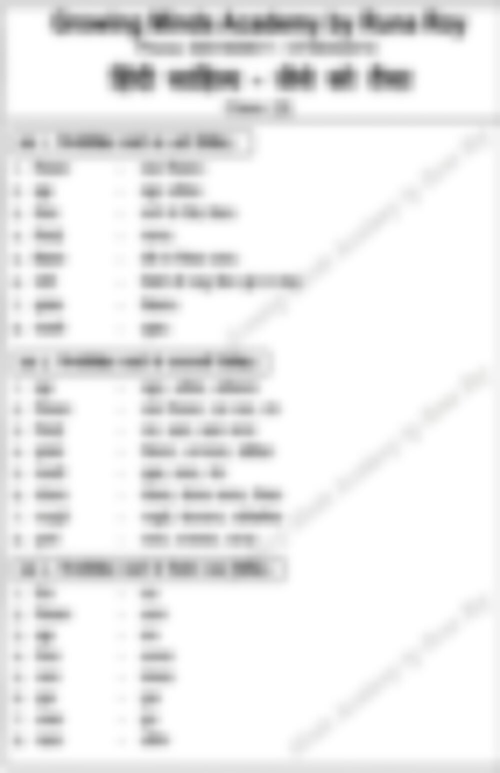 Class 3 Hindi Literature Worksheet: Jaise Ko Taisa - page 1 preview