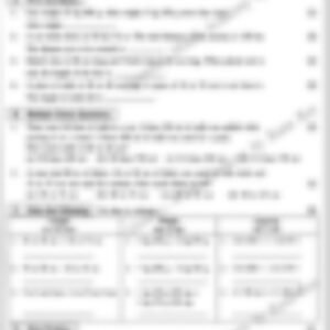 Class 3 Math Worksheet: Measurements - page 1 preview
