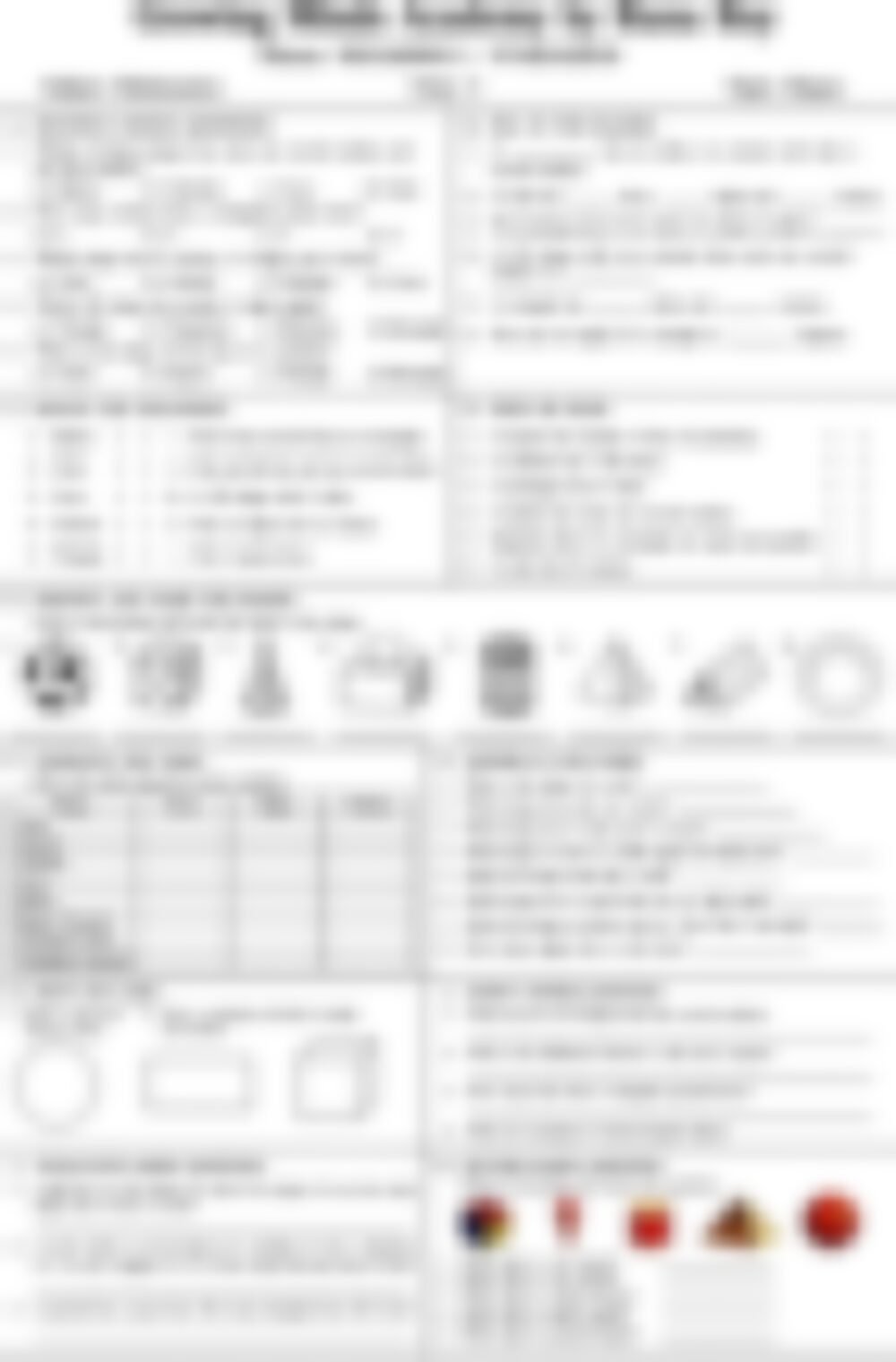 Class 3 Math Worksheet: Subtraction 5digit - page 1 preview