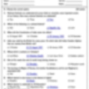 Class 3 SST Worksheet: Festival - page 1 preview