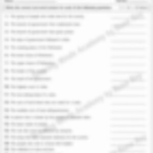Class 3 SST Worksheet: Our Government (Set 2) - page 1 preview
