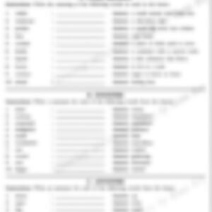 Class 4 English Literature Worksheet: Down the Rabbit - Hole Set 1 - page 1 preview