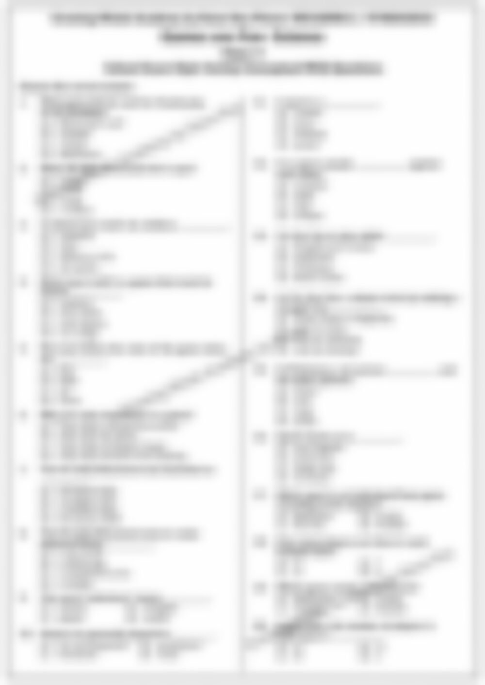 Class 4 English Literature Worksheet: Games are Fun - page 1 preview