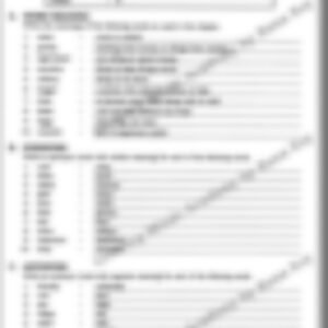 Class 5 English Literature Worksheet: Humbug - page 1 preview