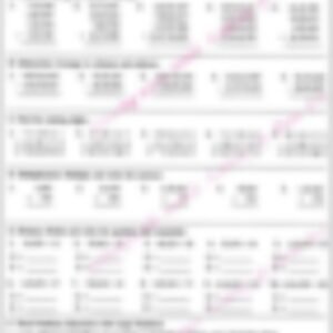 Class 5 Math Worksheet: Adv.operation with Large Numbers - page 1 preview