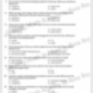 Class 5 Science Worksheet: Nervous System - page 1 preview