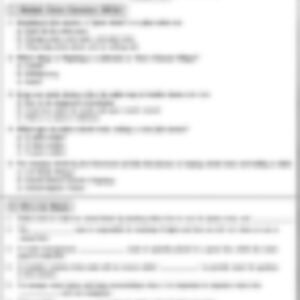Class 5 Science Worksheet: Ourschool...a Happy Home - page 1 preview