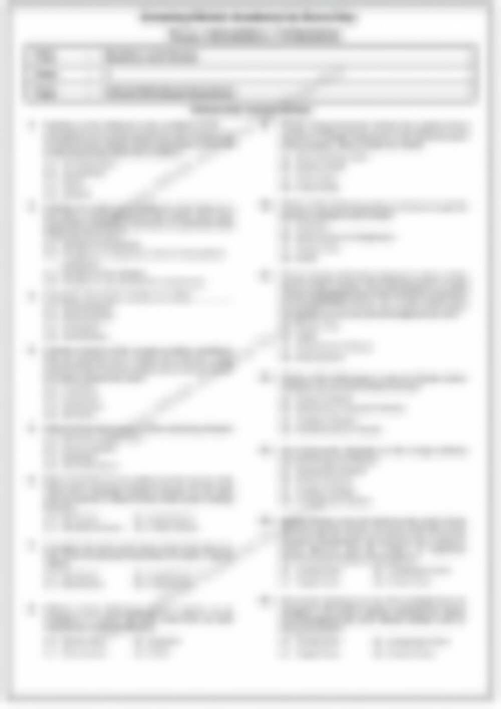Class 5 SST Worksheet: Weather and Climate - page 1 preview