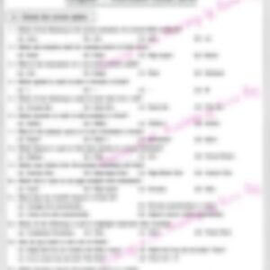 Class 6 Computer Worksheet: Microsoft Excel Cp 16 - page 1 preview