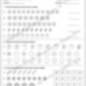 Pre-primary Math Worksheet: Maths - page 1 preview