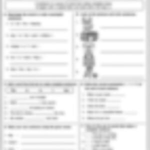 Class 1 English Grammar Worksheet: Sentence Formation - page 1 preview
