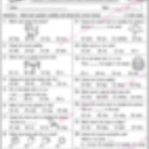 Class 1 English Olympiad Worksheet: Set 1 - page 1 preview
