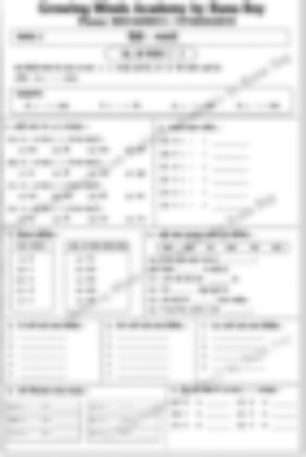 Class 1 Hindi Grammar Worksheet: Matraen - page 1 preview