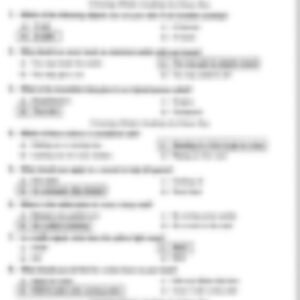 Class 3 EVS Worksheet: Safety First - page 1 preview