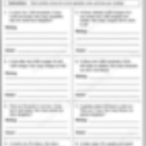 Class 3 Math Worksheet: Story Sums: Four Operations - page 1 preview