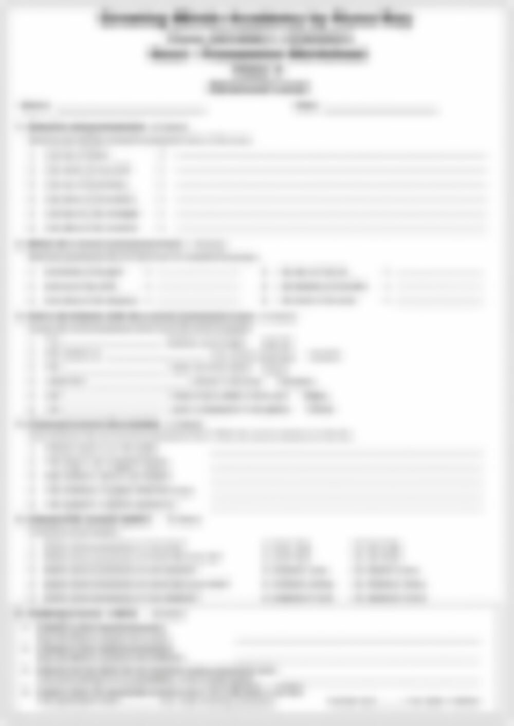 Class 4 English Grammar Worksheet: Noun: Possession - page 1 preview