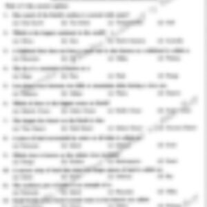Class 4 SST Worksheet: Landforms and Water Bodies - page 1 preview
