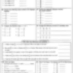 Class 5 Math Worksheet: Fractions - page 1 preview