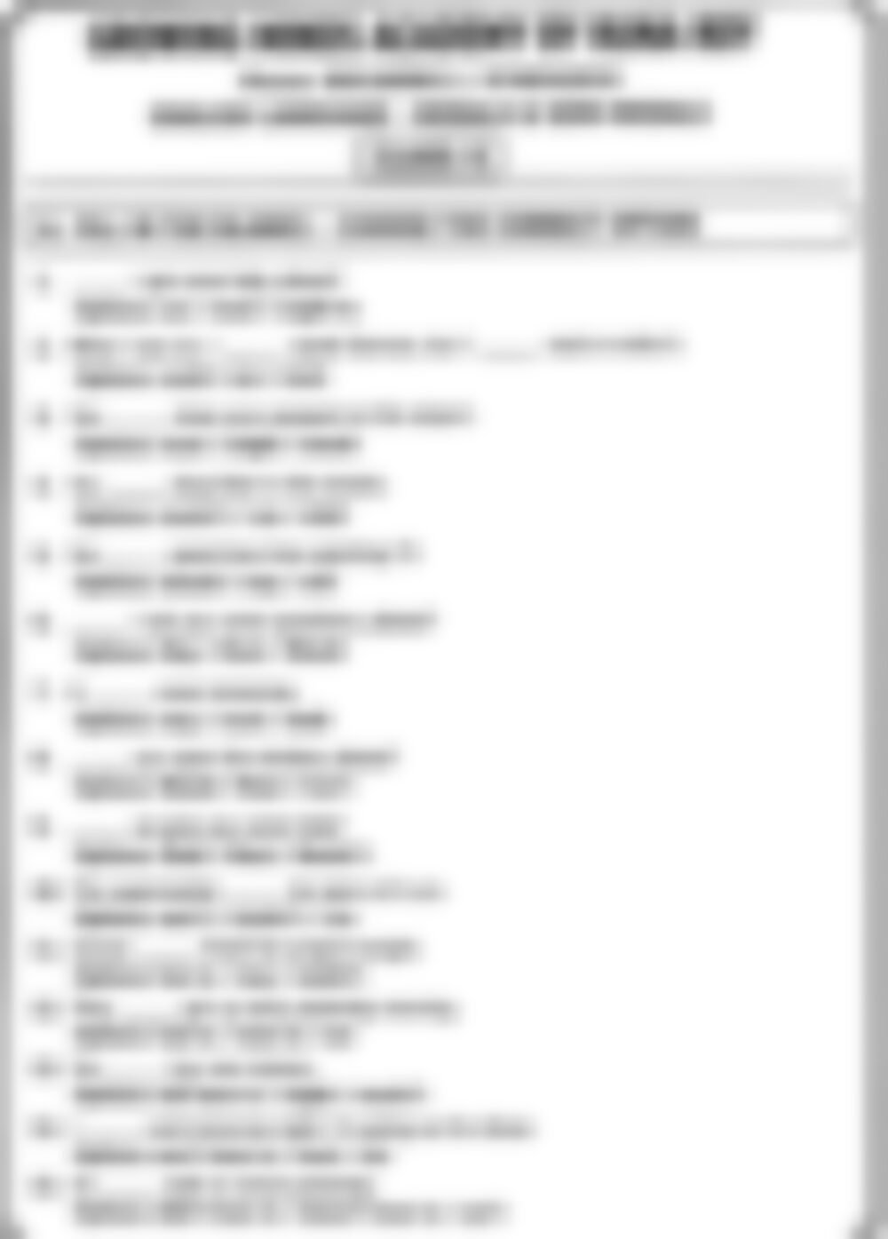 Class 6 English Grammar Worksheet: Modals and Semi-Modals - page 1 preview